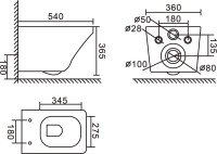 Унитаз подвесной BelBagno Sela BB3201CHR белый