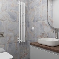 Полотенцесушитель электрический Altasan АргоЛюкс 120х21 белый матовый