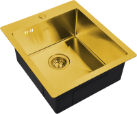 Мойка кухонная Zorg Steel Hummer SH 4551 BRONZE