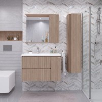 Шкаф пенал для ванной Grossman Юнит кадена вуд Шкаф пенал для ванной Grossman Юнит кадена вуд