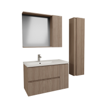 Шкаф пенал для ванной Grossman Юнит кадена вуд Шкаф пенал для ванной Grossman Юнит кадена вуд