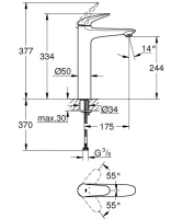 Смеситель для раковины Grohe Eurostyle Eurostyle 23719003 Смеситель для раковины Grohe Eurostyle Eurostyle 23719003