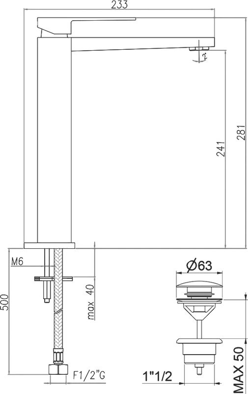Смеситель для раковины Webert Pegaso Pegaso PE830402740 белый