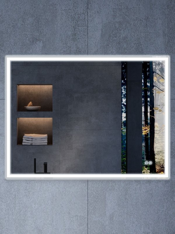 Зеркало Vincea VLM-3VN1007-2 100x70, с подсветкой и антизапотевателем